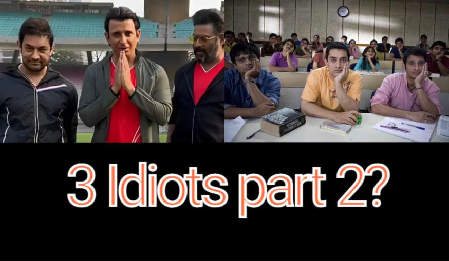 3 idiots star cast aamir khan r madhvan sharman joshi promoting film congratulations- India TV Hindi