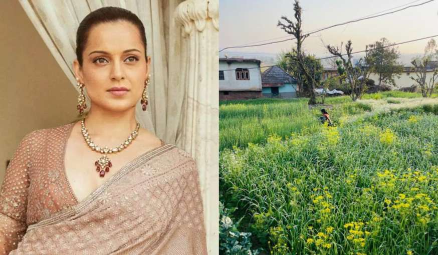 kangana ranaut mother farming photo viral on social media inspiring post- India TV Hindi