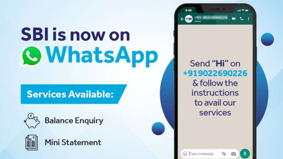 How to use SBI WhatsApp banking service- India TV Paisa
