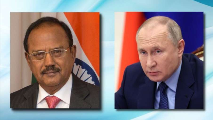 भारत के एनएसए अजीत डोभाल और रूसी राष्ट्रपति पुतिन (फाइल)- India TV Hindi