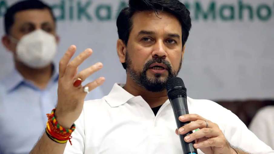 केंद्रीय सूचना एवं प्रसारण मंत्री अनुराग ठाकुर- India TV Hindi