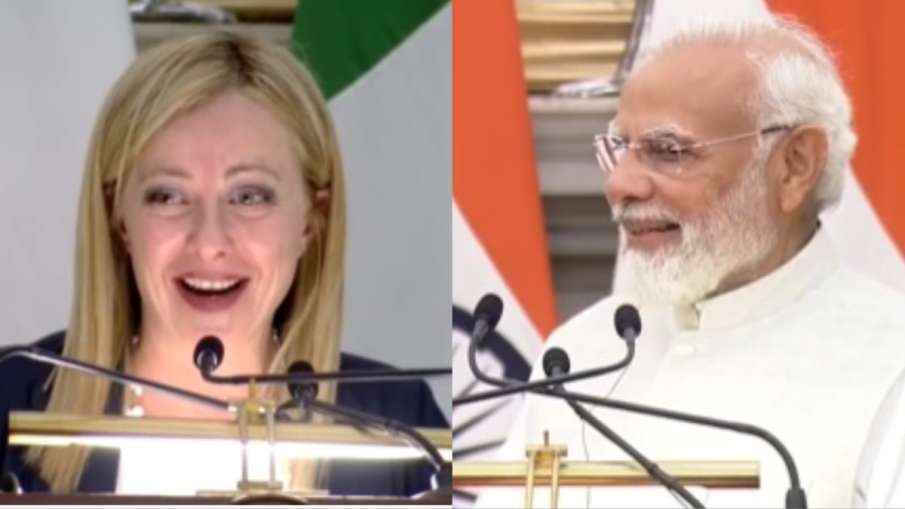 Italian PM Giorgia Meloni And PM Modi- India TV Hindi