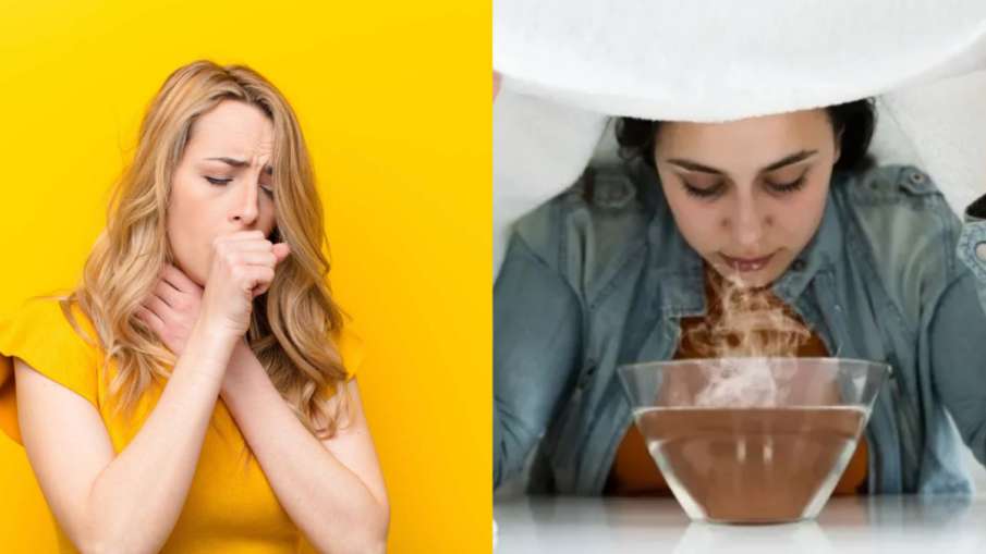 Can taking steam cure dry cough?  Learn the right way to take steam in Dry Cough