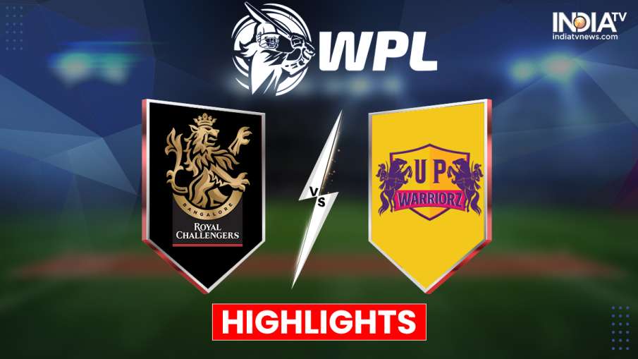 RCB vs UPW HIGHLIGHTS- India TV Hindi