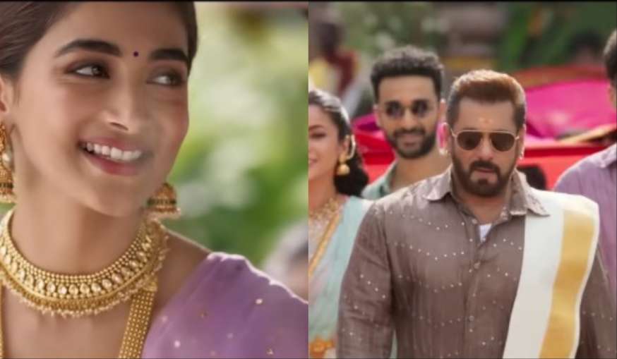 kisi ka bhai kisi ki jaan Bathukamma Song release salman khan and pooja hegde seen in new avatar - India TV Hindi