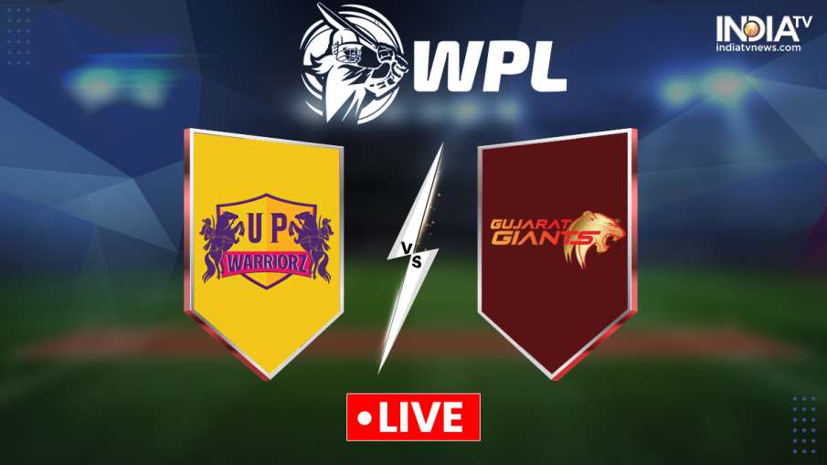 WPL 2023 UPW vs GG Live Score - India TV Hindi