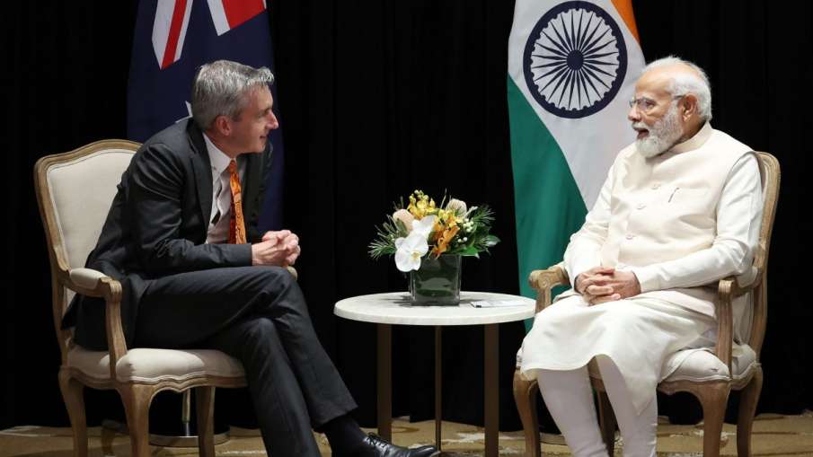 Prime Minister Narendra Modi meets Australian Super CEO Paul Schroder in Sydney - India TV Paisa