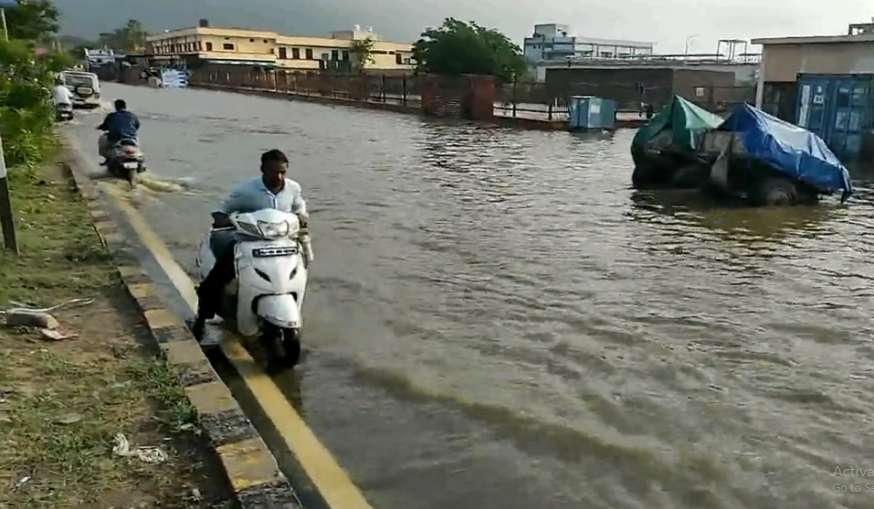 राजस्थान में भारी बारिश- India TV Hindi
