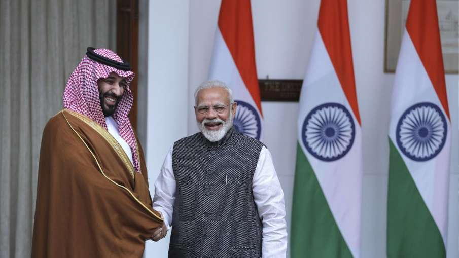 Prime Minister Modi and Crown Prince of Saudi Arabia Mohd.  Bin Salman (File) - India TV Hindi