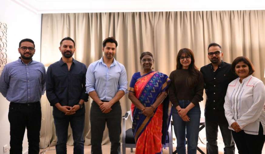 samantha ruth prabhu and varun dhawan meet president droupadi murmu- India TV Hindi