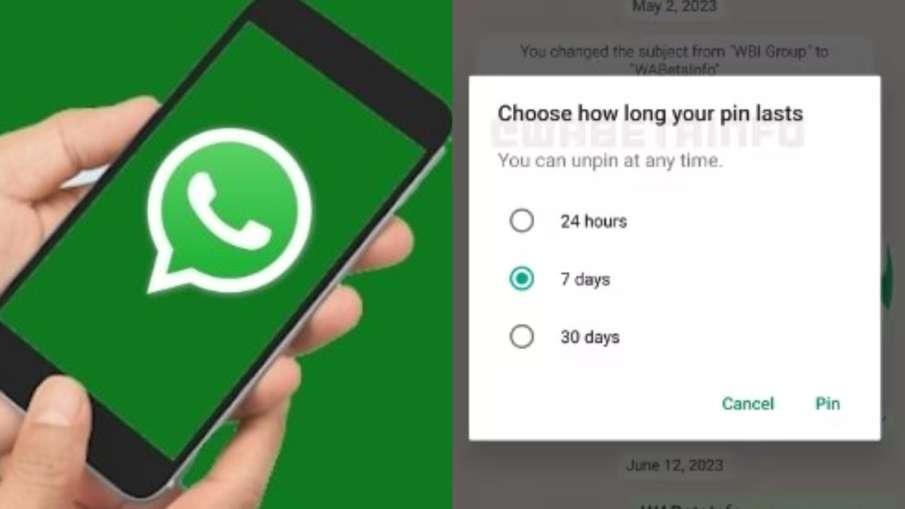 WhatsApp, WhatsApp new Feature,Tech news, whatsapp pin message feature- India TV Hindi