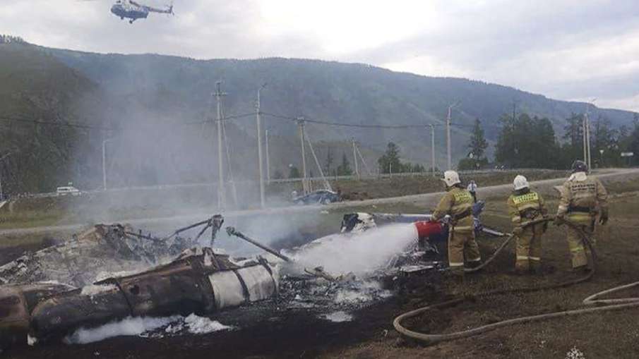 Tragic accident in Siberia of Russia, Russian helicopter crash, 4 dead, 10 injured