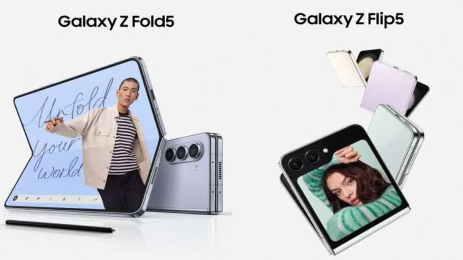 Samsung Galaxy Z Flip5 and Galaxy Fold5 - India TV Hindi