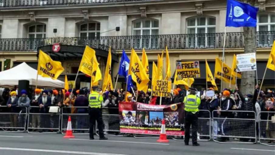 Protest of Khalistanis- India TV Hindi