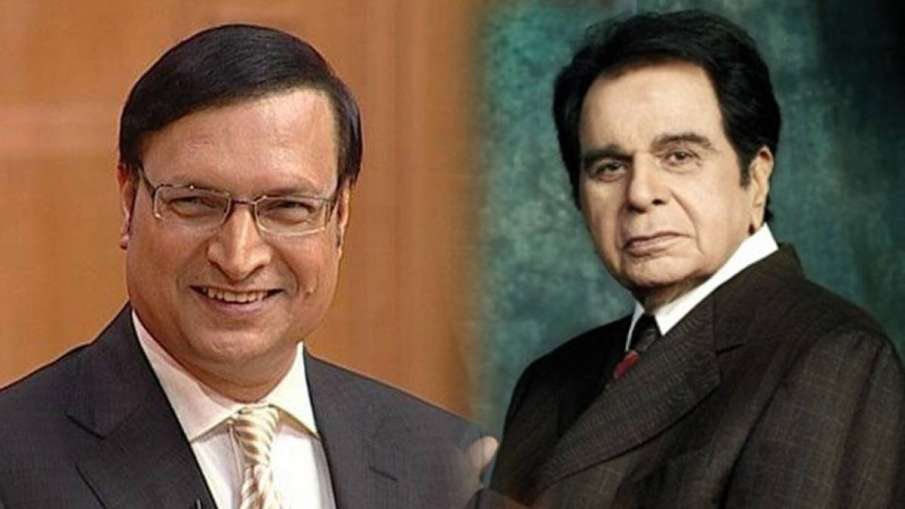 Rajat Sharma And Dilip Kumar- India TV Hindi