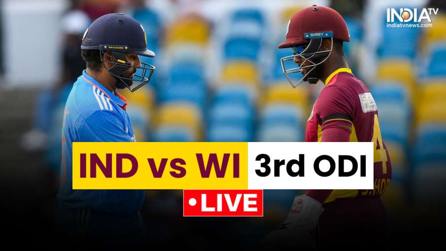 IND vs WI 3rd ODI Live- India TV Hindi