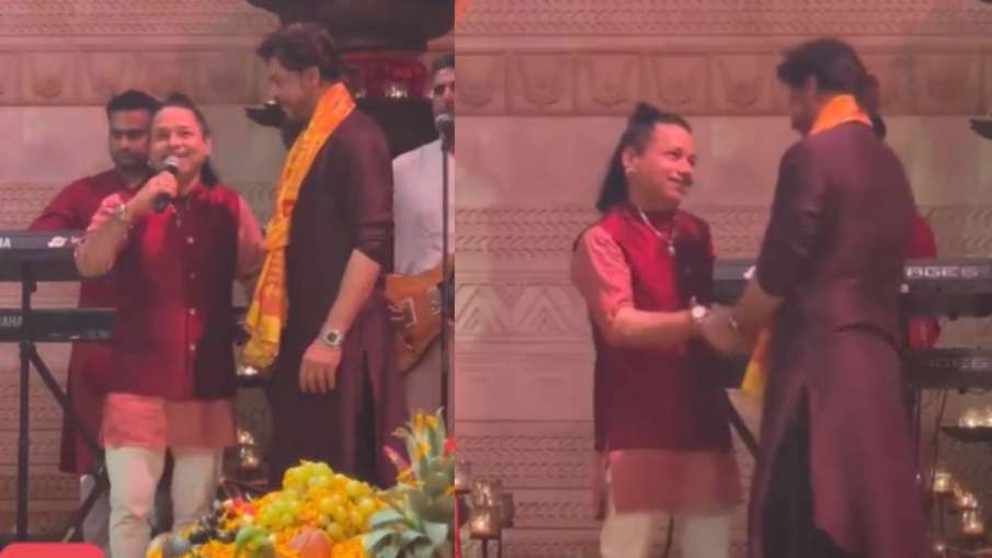 Shah Rukh Khan and Kailash Kher- India TV Hindi
