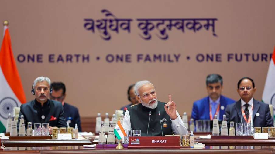 जी-20 सम्मेलन में पीएम नरेंद्र मोदी।- India TV Hindi