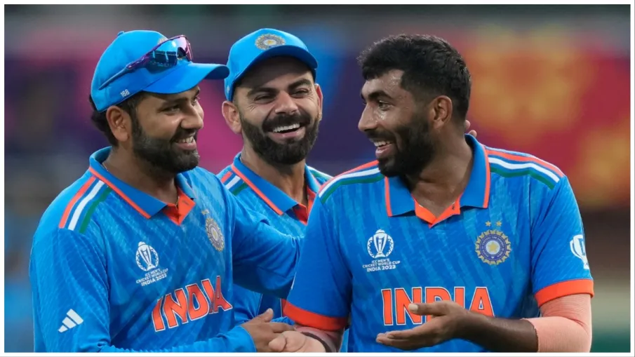 वनडे विश्व कप 2023 में रोहित शर्मा, विराट कोहली और जसप्रित बुमरा- इंडिया टीवी हिंदी