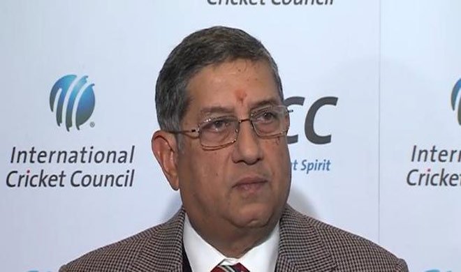 श्रीनिवासन ICC अध्यक्ष...- India TV Hindi
