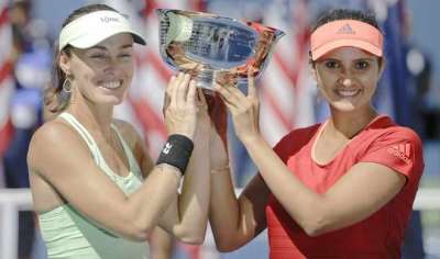 US OPEN: सानिया-हिंगिस ने...- India TV Hindi