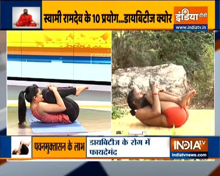 स्वामी रामदेव से जानिए पवनमुक्तासन करने का तरीका, साथ ही जानिए इसके बेहतरीन लाभ
