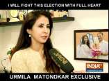 कांग्रेस उम्मीदवार उर्मिला मातोंडकर ने की इंडिया टीवी से बात