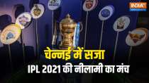 IPL Auction 2021 : चेन्नई में सजा IPL 2021 की नीलामी का मंच, इन पर लग सकता है बड़ा दांव